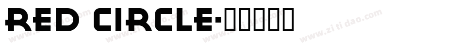 Red Circle字体转换